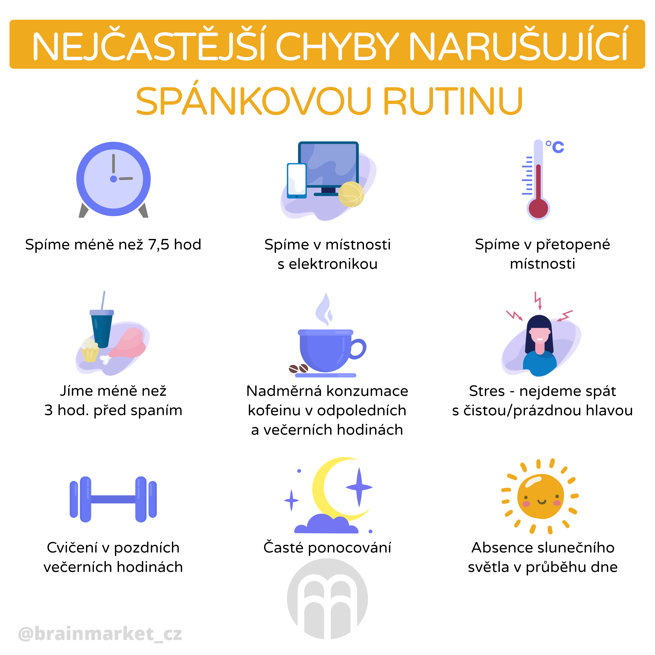 nejcastejsdoi chyby narusujici spanek_infografika_cz